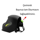 Solo Pro Ayarlı Güneş Enerjili Pilli Otomatik Kararan Baş Maskesi Siperlik Kartuşlu Kaynak Gözlüğü - 6