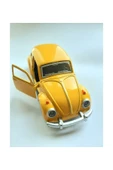 Sarı Çek-bırak Metal Vosvos Araba Dıe Cast Büyük Boy 12CM Dekoratif Nostaljik Hediye - 1