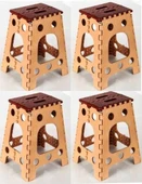 4 Lü Katlanır Tabure Bahçe Sandalyesi 35cm Yükseklik - 1
