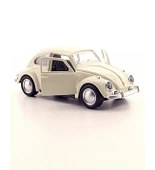 Nostaljik Vosvos Araba Metal Vosvos Araba Dıe Cast Büyük Boy 12cm Beyaz Nostalj Dekoratif Hediye - 3