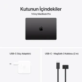 MacBook Pro M4 16 GB 512 GB SSD 14.2" MW2U3TU/A Uzay Siyahı thumbnail 5