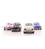 4 Adet Çek-bırak Metal Vosvos Araba Dıe Cast Büyük Boy 12CM Dekoratif Nostaljik Hediye - 2