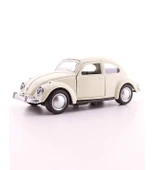 Nostaljik Vosvos Araba Metal Vosvos Araba Dıe Cast Büyük Boy 12cm Beyaz Nostalj Dekoratif Hediye - 2
