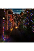 Solar Enerjili 10 Metre RGB Işığı Bahçe Balkon Teras Aydınlatma Dekor Süsleme Boncuk LED - 2