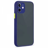 Apple iPhone 12 Uyumlu Montreal Kılıf Ve Nano Cam Ekran Koruyucu Set Lacivert thumbnail 3