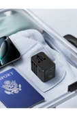 Yeni Nesil Ulusal Hızlı Şarj Destekli Seyahat Tipi 25W Adaptör 1 UsbA 2 Usb C 1 AC Girişli - 2