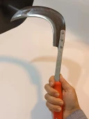 Sürmene Çayır Orağı El Yapımı Keskin Çim Biçme Orak Kırmızı - 4