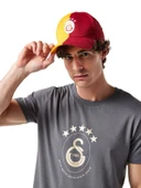 Galatasaray Lisanslı Şampiyonluk Özel Sarı Kırmızı 5 Yıldız Parçalı Şapka - 2