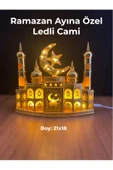 Ramazan Ayına Özel Cami Figürlü Led Işıklı Süsleme Hediyelik Konsept - 1