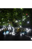 LED 10 Metre 8 Animasyon 100 LED Fişli Şeffaf Kablo Dekor Süs Dize Işık - 3