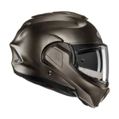 KASK HJC F100 MAT TITANIUM 180 DERECE ÇENE AÇILIR - 2