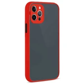 Apple iPhone 11 Pro Max Uyumlu Montreal Kılıf Ve Nano Cam Ekran Koruyucu Set Kırmızı - 3