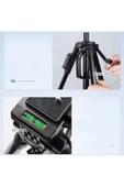 Tripod Sağlam Alüminyum Kalın Gövdeli Profesyonel Kamera Fotoğraf Telefon Tutucu Çantalı 170 Cm - 2