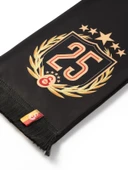 Galatasaray Lisanslı 25 Şampiyonluk 5 Yıldız Siyah Şal Atkı - 3