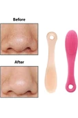 Parmak Şekilli Silikon Yüz Burun Temizleme Fırçası – Gözenek Açıcı, Masajlı Cilt Bakım Aparatı - 4