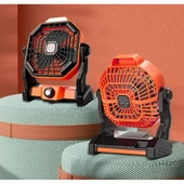 Periboia Mini Şarjlı Ledli Kare Fan - 3