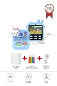 Torima CMR-33 Mavi Dijital Video Kayıt Fotoğraf Çocuk Kamerası Termal Resim Kağıt Baskılı Yazıcı - 1