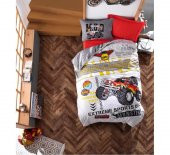 Cotton Box Junior Ranforce Nevresim Takımı Tek Kişilik Monster Kırmızı - 2