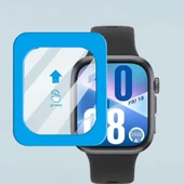 Huawei Watch Fit 4 Pro İle Uyumlu Kolay Takılabilir Takma Aparatlı Temperli Cam Ekran Koruyucu thumbnail 1