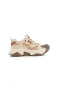 Muca Krem Kahve Sneaker Kalın Tabanlı Spor Ayakkabı - 4