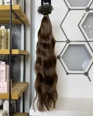 HairPim Wavy (0.6 Gr) Kahve 50 Adet 70 Cm Yeni Nesil Kaynak Saç HP712 - 4