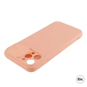 iPhone 12 Pro Uyumlu Kamera Sürgülü Mat Silikon Kılıf - 5