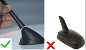 Hyundai İ20 Uyumlu Balık Sırtı Anten Shark Balina Anten Beyaz (Beyaz Silikonlu) - 3