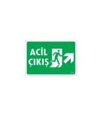 Acil Çıkış Uyarı Levhası 17,5x25 KOD: 946 - 1