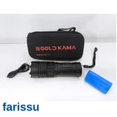 T406 Şarjlı El Feneri | 100W Işık Gücü | Powerbank Özellikli | 5 Modlu | 8800 mAh | Zoomlu | - 4