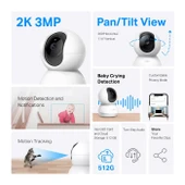 TP-Link Tapo C210 3 MP 2K Wi-Fi Güvenlik Kamerası - 3