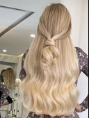 HairPim Wavy (0.7 Gr) Bebek Sarısı Ombre 50 Adet 55 Cm Yeni Nesil Saç Kaynak HP713 - 1