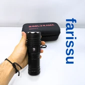 T406 Şarjlı El Feneri | 100W Işık Gücü | Powerbank Özellikli | 5 Modlu | 8800 mAh | Zoomlu | - 5