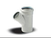 Ege Yıldız 50X50 Pvc Tek Çatal  3,2 mm - 1