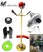 Ablacks Benzinli Yan Tırpan + Su Kaldırma Pompası Aparatı Çim Biçme Motoru thumbnail 1