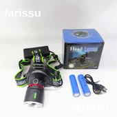Şarjlı Zoomlu LED El Feneri | 5000+ Lümen | 2x18650 Pil | 1000m Menzil | 5 Işık Modu | IP55 Su Geçirmez - 1