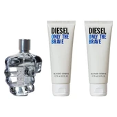 Diesel Only The Brave EDT 125 ml + 2x75 ml Duş Jeli Erkek Parfüm Seti - 1