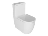 Quarter Bath Deep Duvara Sıfır Klozet Takımı Mat Beyaz (Rezervuar ve Kapak Dahil) - 63 cm - 1