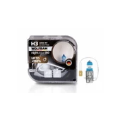Halojen Night Vision H3 Ampul NV +%150 Fazla Işık ve %20 Beyaz Işık 12V 55W 22103NV - 1