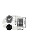Gates OAP7100 ALTERNATÖR KASNAĞI CAPTIVA LACETTI / VITO 108 110 2 - 1