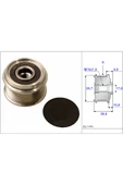 INA 535006010 ALTERNATOR KASNAGI OAP7042 VW POLO-CORDOBA-IBIZA-FABIA AZQ-BME 1.2 01-10 03D903119A  5-03D903119A - 1