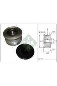 INA 535010910  ALTERNATÖR KASNAĞI CLIO II KANGOO / LOGAN 1.5 DCI - 1
