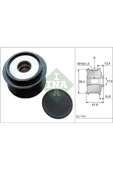INA 535021010  Alternatör Kasnağı Rulmanlı Golf Vı Vıı Passat Transporter T5 A1 A3 A4 A5 A6 Tt Leon 2 - 1