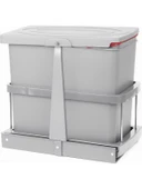 Pyramith 24 Litre Gri Çöp Kovası - 3