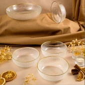 Fecra Loren 5'li Çerez Sunum Seti Gold - 4