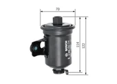 Bosch 0986450115  Benzin Filtresi Corolla 93-98 1.6Ie 539905761 - 1
