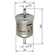 Bosch 0450905926 BENZİN FİLTRESİ FIESTA V FUSION / MAZDA 2 1.25 1.3 1.4 1.6 - 1