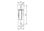 Bosch F026403009 BENZİN FİLTRESİ CMAX  II GRAND 10- FOCUS 99- / S40 V50 1.6 1.8 2. - 1