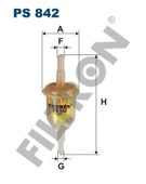 FTR PS842 Fıltron Ps842 Şeffaf Benzin Ara Filtre (Küçük Tip) Üniversal - 1