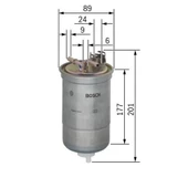 Bosch 0450905177  YAKIT FİLTRESİ BENZİN MB 190E 300400500 SEL - 1