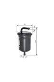 Bosch 0986450106  Benzin Filtresi - 1